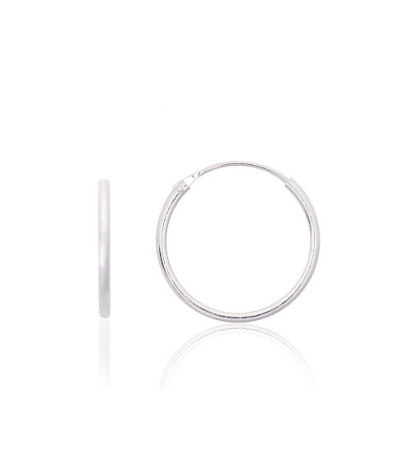 Silver earrings-rings 2203897, Silver 925°