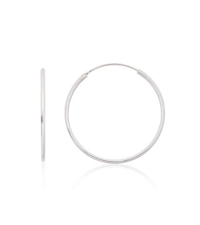 Silver earrings-rings 2203901, Silver 925°