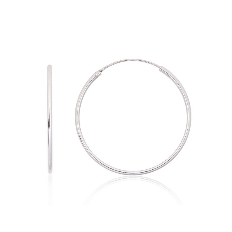 Hõbekõrvarõngad-ringikesed 2203901, Hõbe 925°