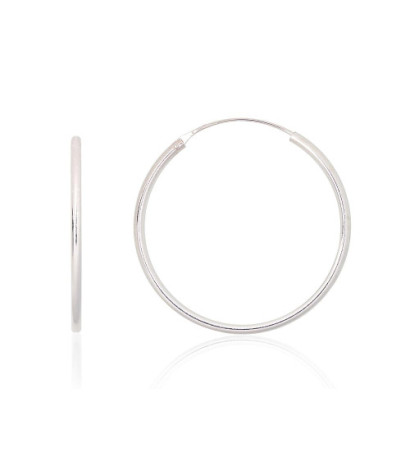 Sudraba auskari-riņķīši 2203919, Sudrabs 925°