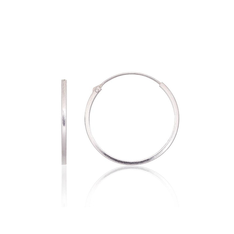 Sudraba auskari-riņķīši 2203948, Sudrabs 925°