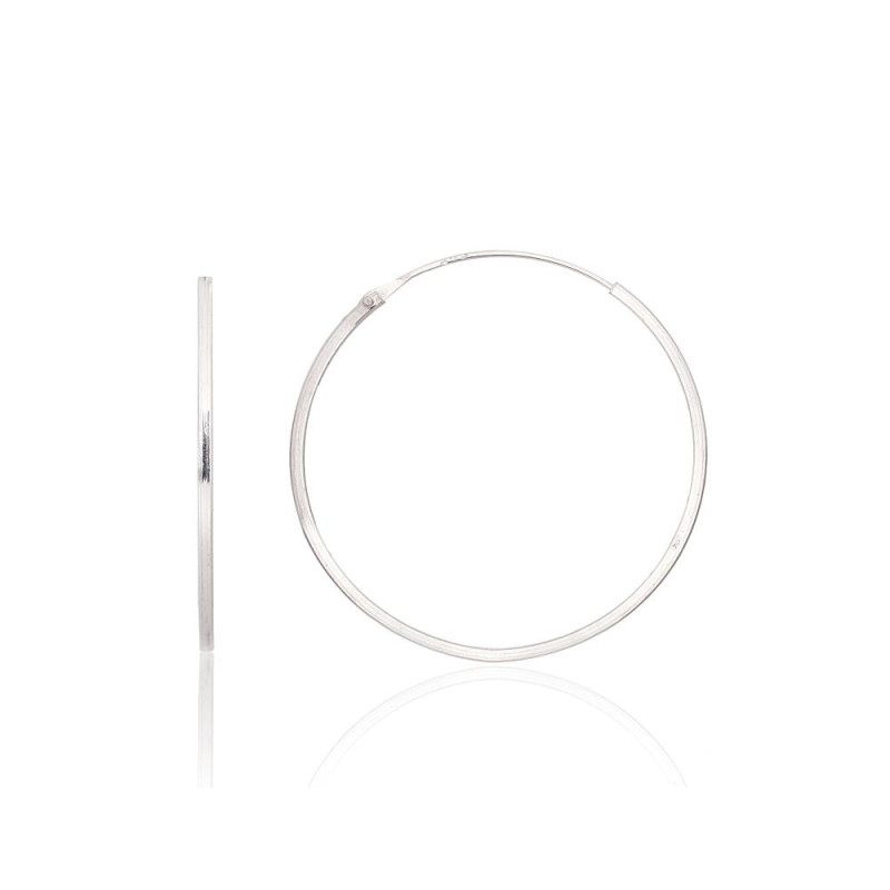 Silver earrings-rings 2203951, Silver 925°