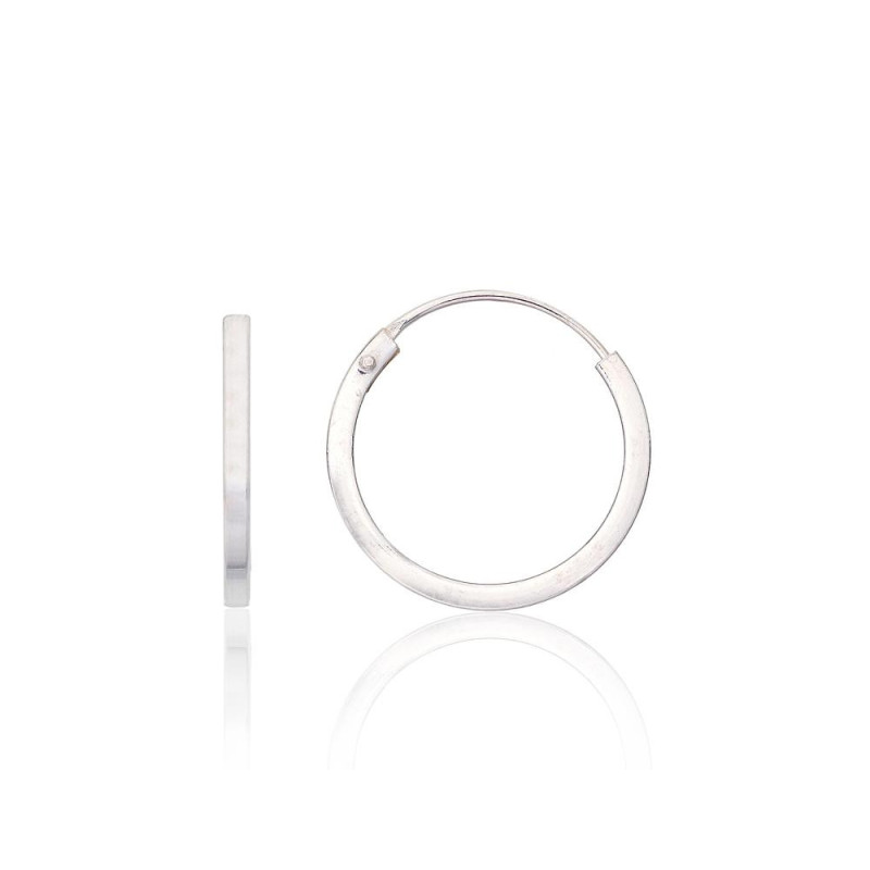 Sudraba auskari-riņķīši 2203963, Sudrabs 925°