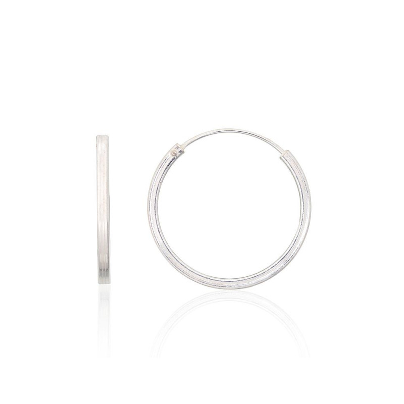 Sudraba auskari-riņķīši 2203965, Sudrabs 925°