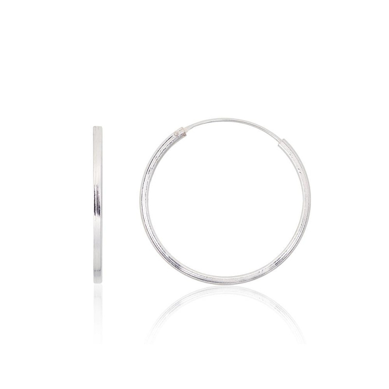 Sudraba auskari-riņķīši 2203967, Sudrabs 925°