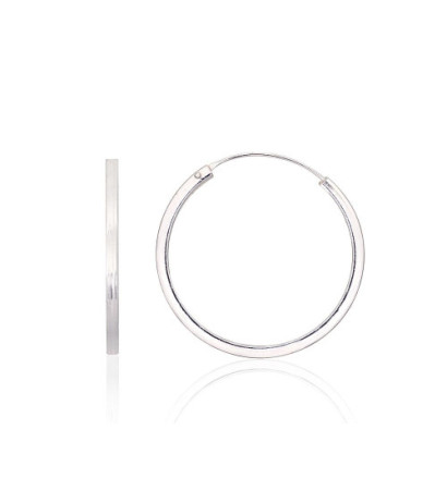 Silver earrings-rings 2203985, Silver 925°