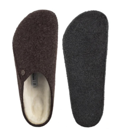 Birkenstock Zermatt Rivet Shearling Mocha 1016570 (BK337-a) čības