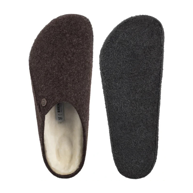 Birkenstock Zermatt Rivet Shearling Mocha 1016570 (BK337-a) čības