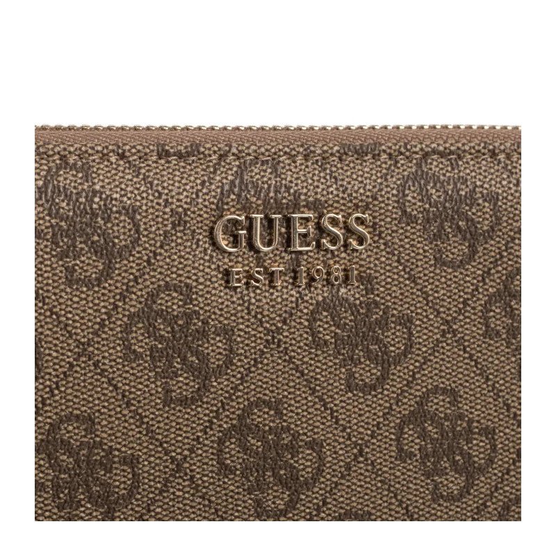 Guess Brenton Slg Lrg Zip Around SWLG96 48146 Latte Logo (GU752-a) rankinė