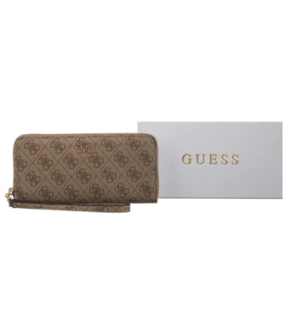 Guess Brenton Slg Lrg Zip Around SWLG96 48146 Latte Logo (GU752-a) rankinė