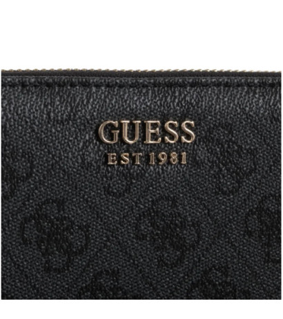 Guess Brenton Slg Lrg Zip Around SWLG96 48146 Coal Logo (GU752-b) käekott