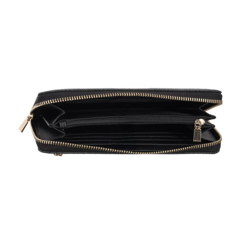 Guess Brenton Slg Lrg Zip Around SWLG96 48146 Coal Logo (GU752-b) rokassoma