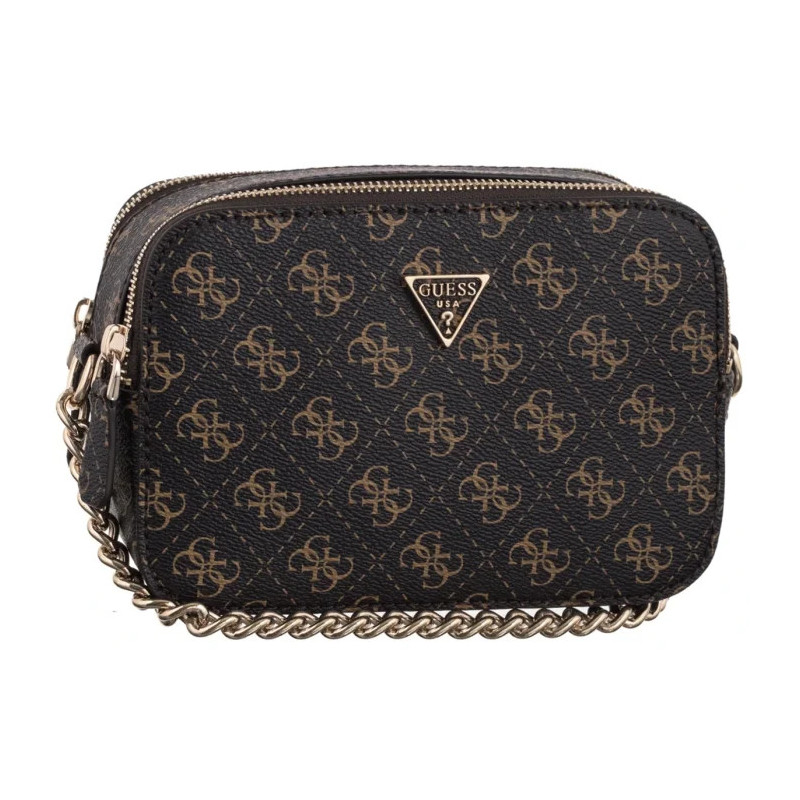 Guess Noelle II Crossbody Camera HWQG96 72140 Brown Logo (GU760-a) rankinė