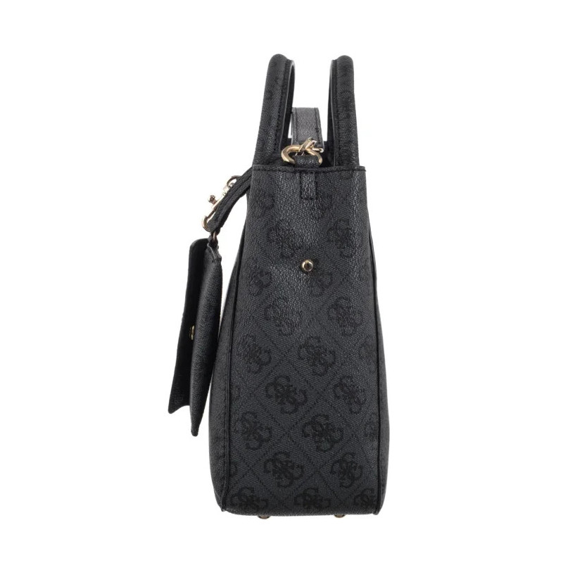 Guess Brenton Sml Girlfriend Satchel HWLG96 48050 Coal Logo  (GU768-a) käekott