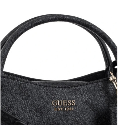 Guess Brenton Sml Girlfriend Satchel HWLG96 48050 Coal Logo  (GU768-a) rokassoma