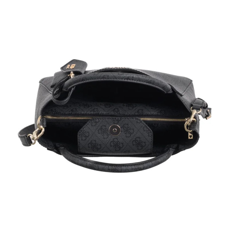 Guess Brenton Sml Girlfriend Satchel HWLG96 48050 Coal Logo  (GU768-a) rokassoma