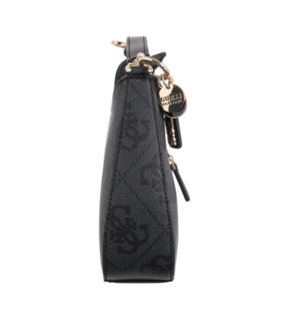 Guess Noelle II Top Zip Shoulder Bag HWOS96 72180 Coal Logo (GU771-a) käekott