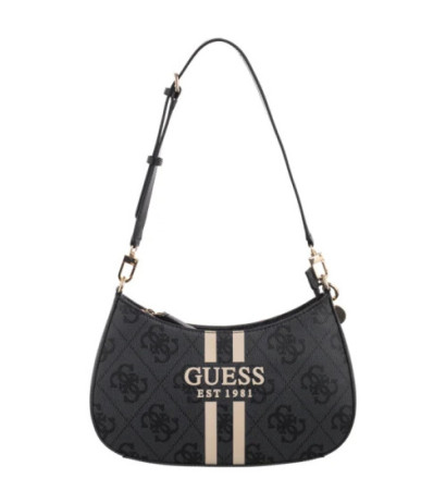 Guess Noelle II Top Zip Shoulder Bag HWOS96 72180 Coal Logo (GU771-a) rankinė