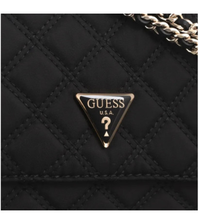 Guess Giully II 2 Comp Cnvrtble Flap HWYQ96 73200 Black (GU757-a) rankinė