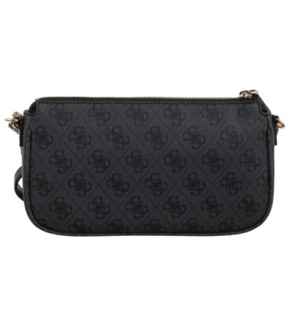 Guess Noelle II Dbl Pouch Crossbody HWBG96 72710 Coal Logo (GU758-a) käekott