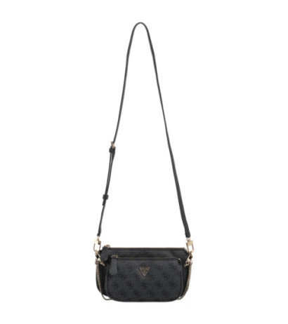 Guess Noelle II Dbl Pouch Crossbody HWBG96 72710 Coal Logo (GU758-a) rankinė