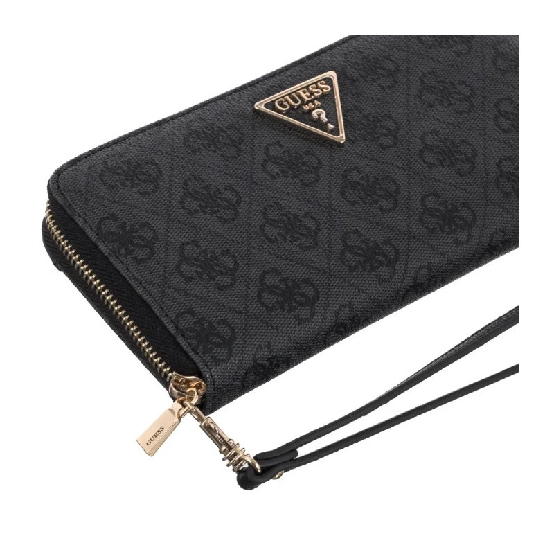 Guess Laurel II Slg Large Zip Around SWSG74 59146 Coal Logo (GU775-b) käekott