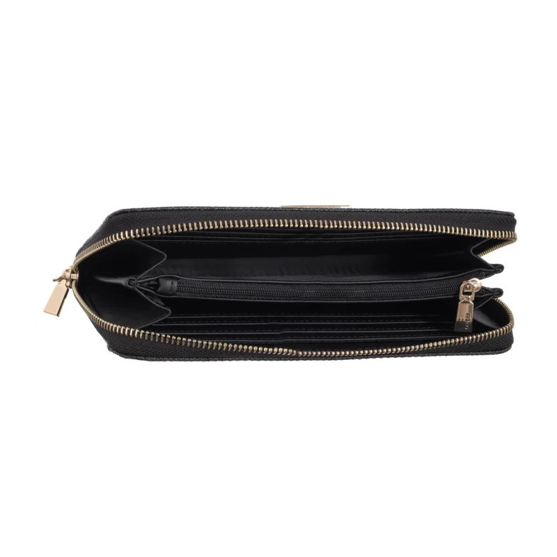 Guess Laurel II Slg Large Zip Around SWSG74 59146 Coal Logo (GU775-b) käekott