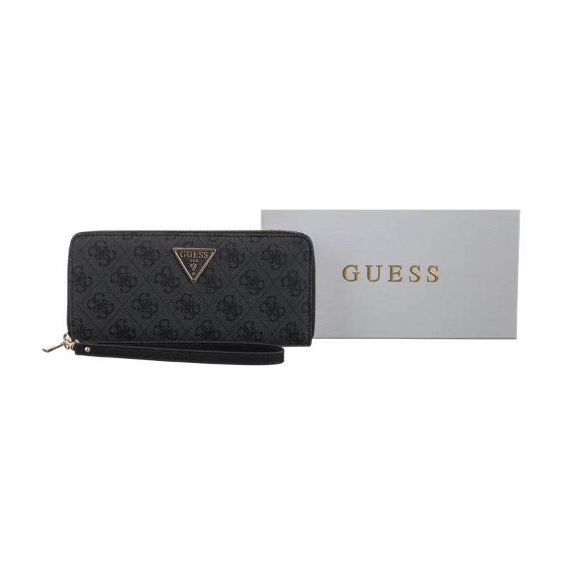 Guess Laurel II Slg Large Zip Around SWSG74 59146 Coal Logo (GU775-b) käekott