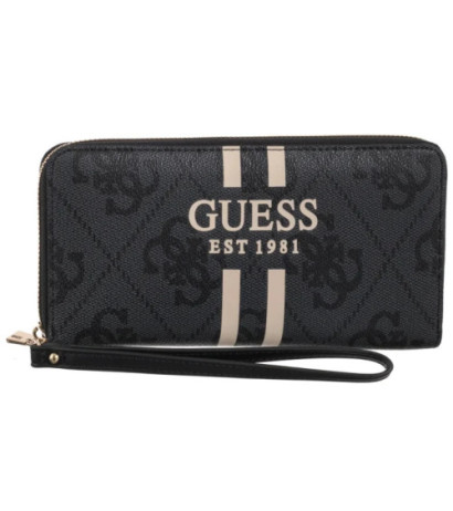 Guess Laurel II Slg Large Zip Around SWOS74 59146 Coal Logo (GU774-b) rankinė