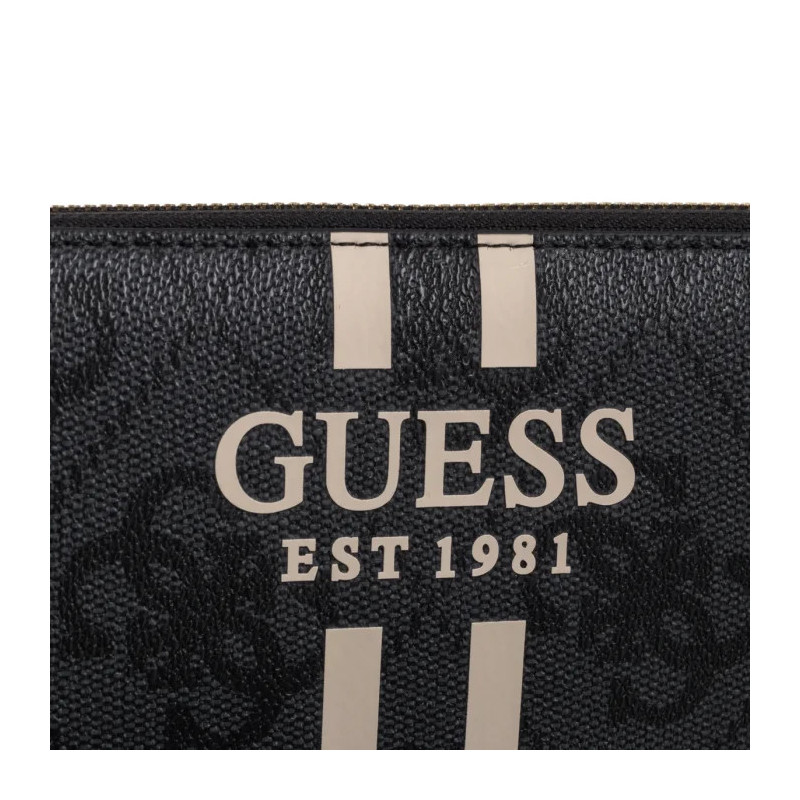 Guess Laurel II Slg Large Zip Around SWOS74 59146 Coal Logo (GU774-b) rankinė