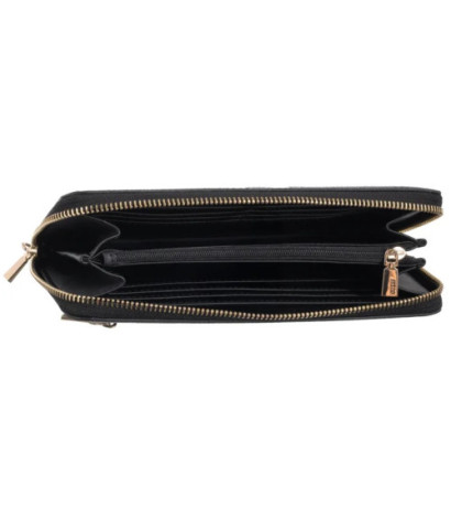 Guess Laurel II Slg Large Zip Around SWOS74 59146 Coal Logo (GU774-b) rankinė