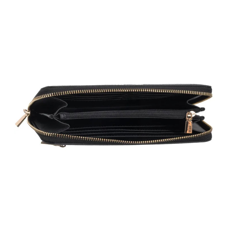 Guess Laurel II Slg Large Zip Around SWOS74 59146 Coal Logo (GU774-b) rokassoma