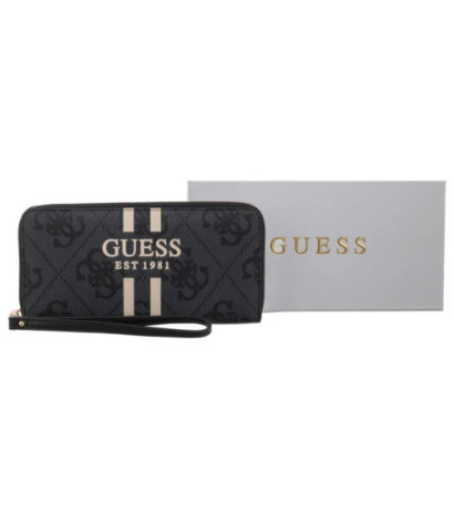 Guess Laurel II Slg Large Zip Around SWOS74 59146 Coal Logo (GU774-b) rokassoma