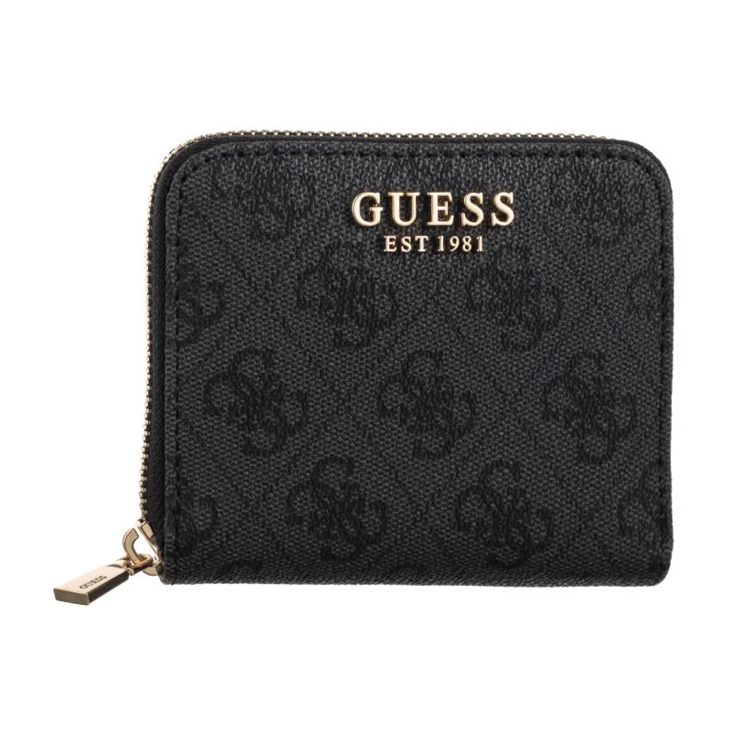 Guess Laurel II Slg Small Zip Around SWSG74 59137 Coal Logo (GU776-a) handbag