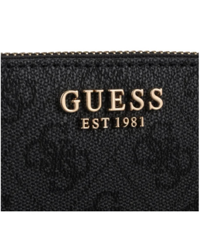 Guess Laurel II Slg Small Zip Around SWSG74 59137 Coal Logo (GU776-a) rankinė