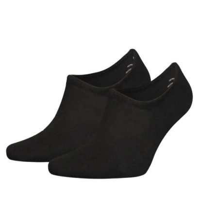 Tommy Hilfiger TH Men Footie 2P Black 382024001 200 (TH1392-a) kojinės