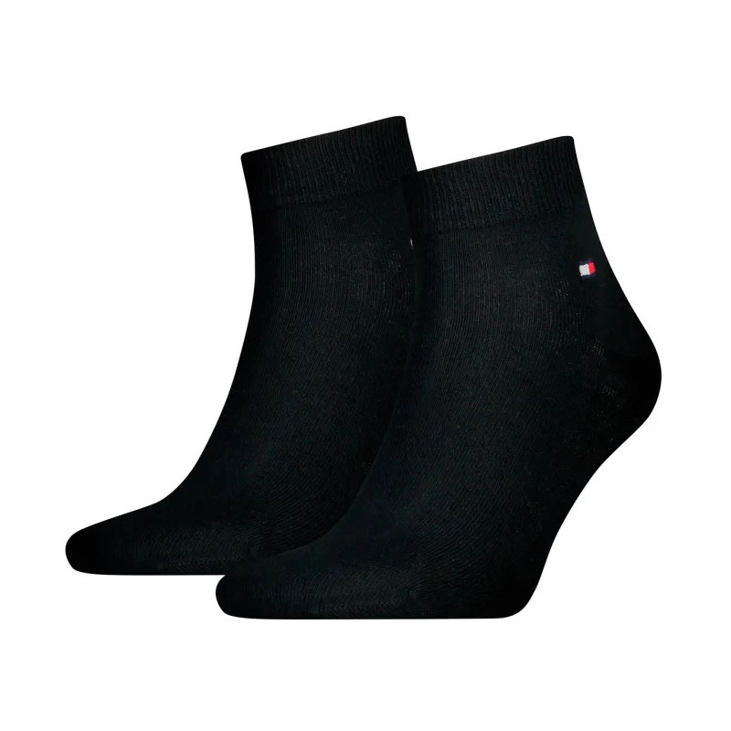Tommy Hilfiger TH Men Quarter 2P Black 342025001 200 (TH1391-c) kojinės