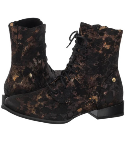 Maciejka Czarno-Złote 06391-02/00-1 (MA1251-b) shoes