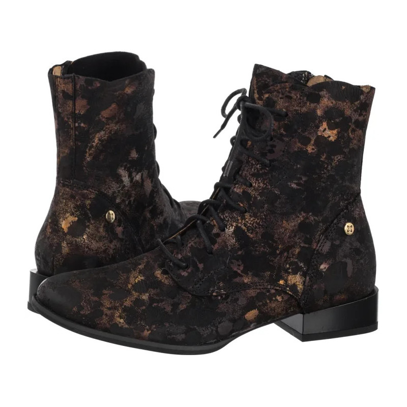 Maciejka Czarno-Złote 06391-02/00-1 (MA1251-b) shoes