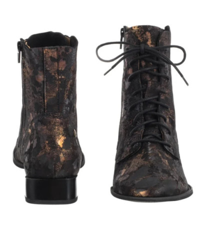 Maciejka Czarno-Złote 06391-02/00-1 (MA1251-b) shoes