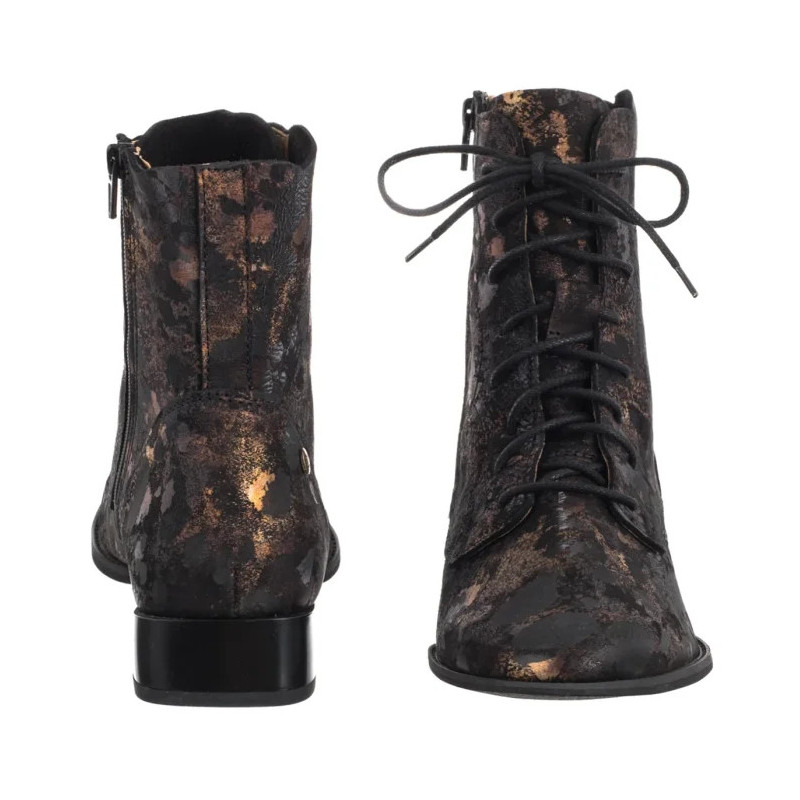 Maciejka Czarno-Złote 06391-02/00-1 (MA1251-b) shoes