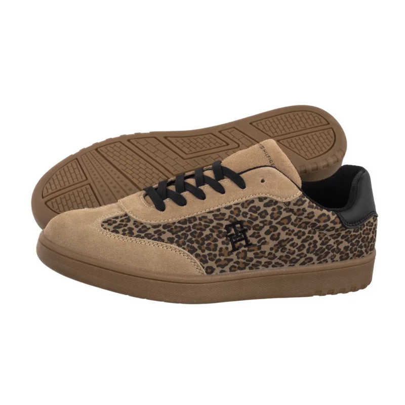 Tommy Hilfiger Low Cut Lace-Up Sneaker Taupe/Beige T3A9-33971-1893B016 (TH1388-a) batai