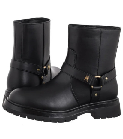 Tommy Hilfiger Bootie Black T3A5-34021-1355999 (TH1389-a) batai