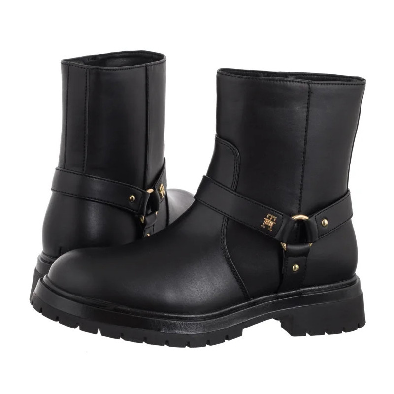 Tommy Hilfiger Bootie Black T3A5-34021-1355999 (TH1389-a) batai