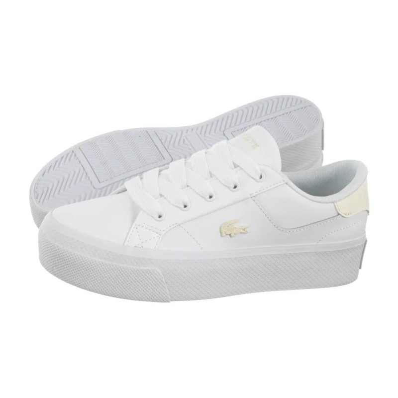 Lacoste Ziane Platform 225 1 CFA Wht/ Off Wht 750CFA0033.65T (LC463-a) kingad