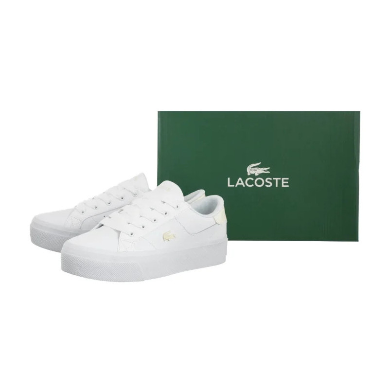 Lacoste Ziane Platform 225 1 CFA Wht/ Off Wht 750CFA0033.65T (LC463-a) kurpes