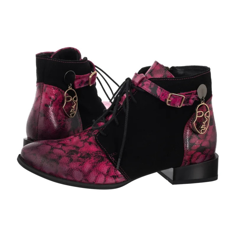 Maciejka Róż+Czarny 5743A-15/00-8 (MA1407-b) kurpes