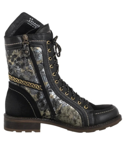 Maciejka Czarno-Złote 07097-01/00-8 (MA1408-a) shoes