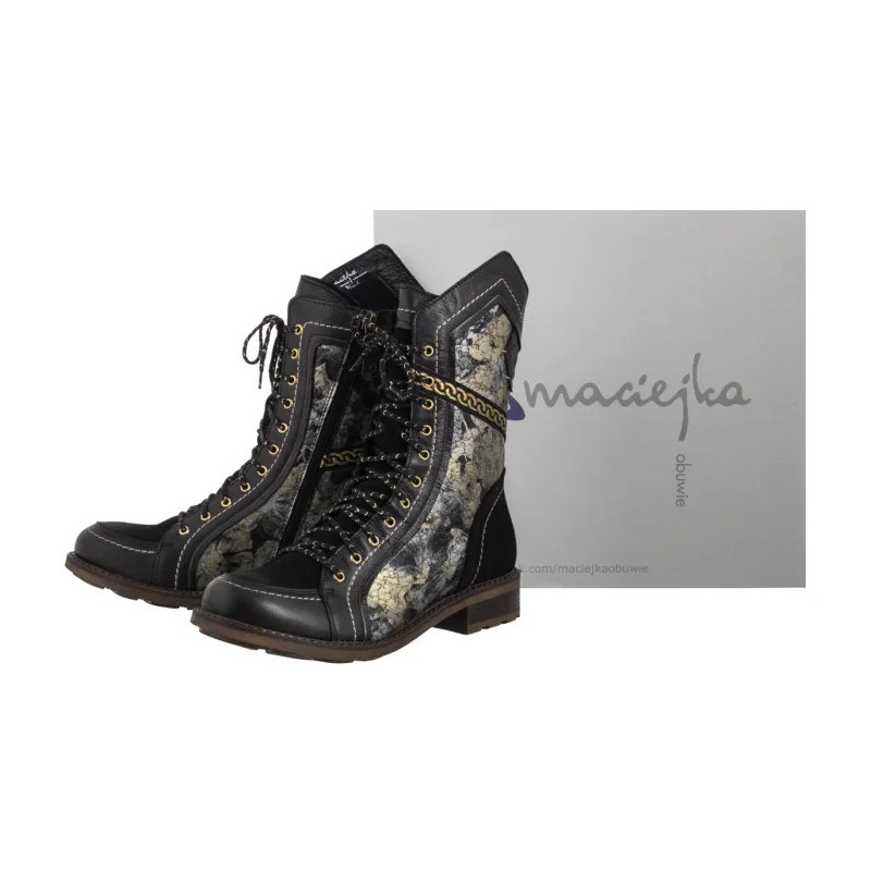 Maciejka Czarno-Złote 07097-01/00-8 (MA1408-a) batai