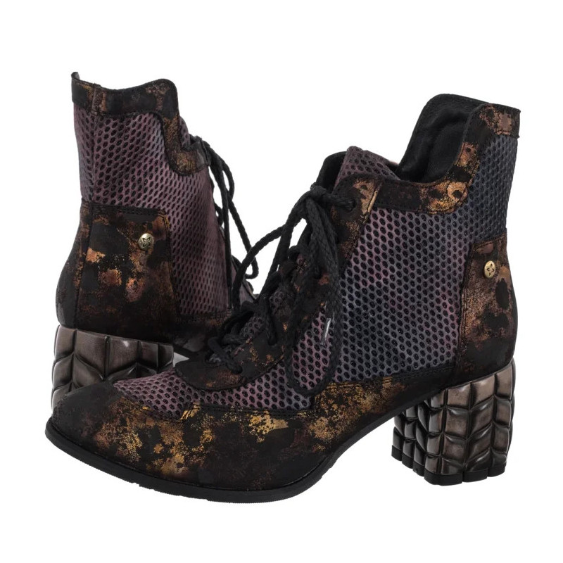 Maciejka Brąz+Bordo 06989-02/00-8 (MA1414-a) shoes